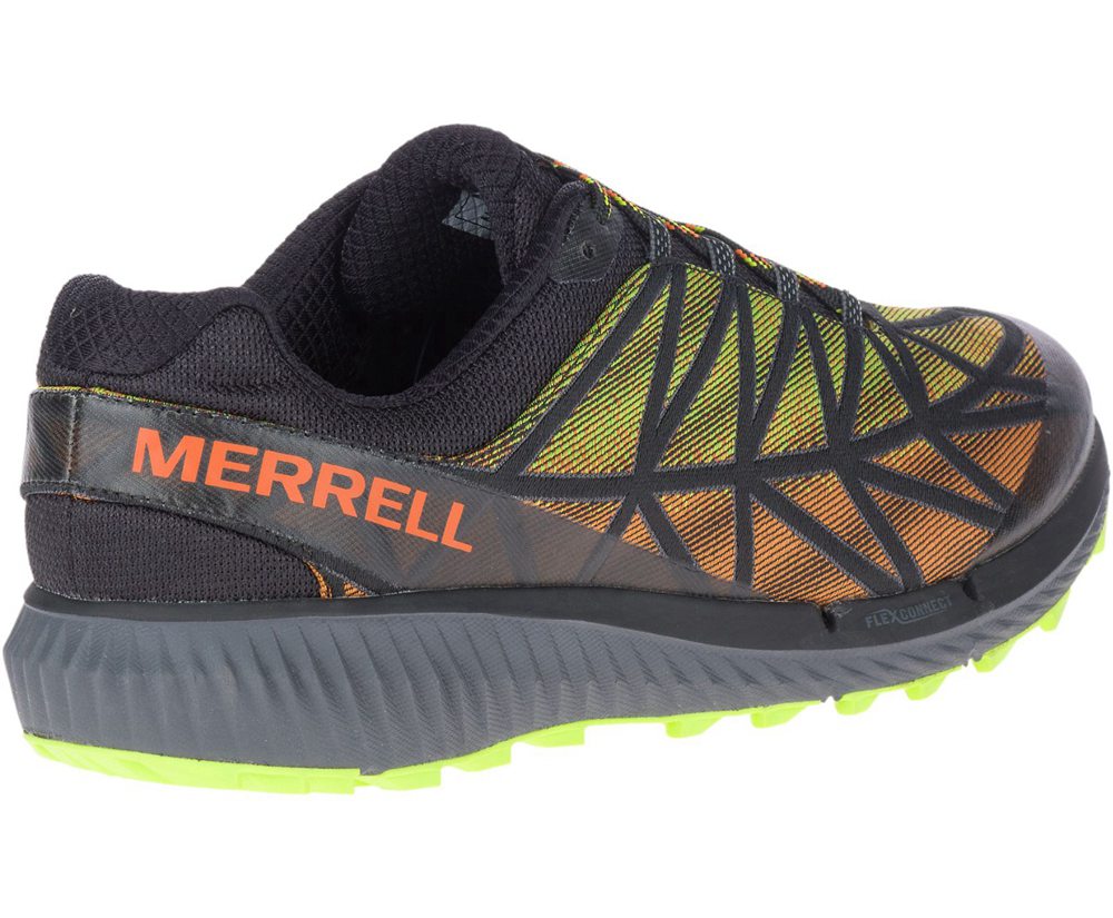 Buty Sportowe Merrell Męskie Czarne/Zielone - Agility Synthesis 2 - 643258-UCI